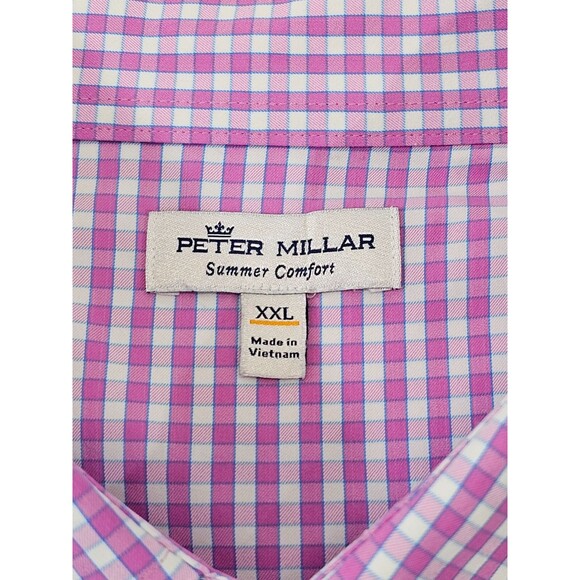 PETER MILLAR Crown Sport Men's XXL Humphrey Performance Sport Shirt EUC - Picture 3 of 6